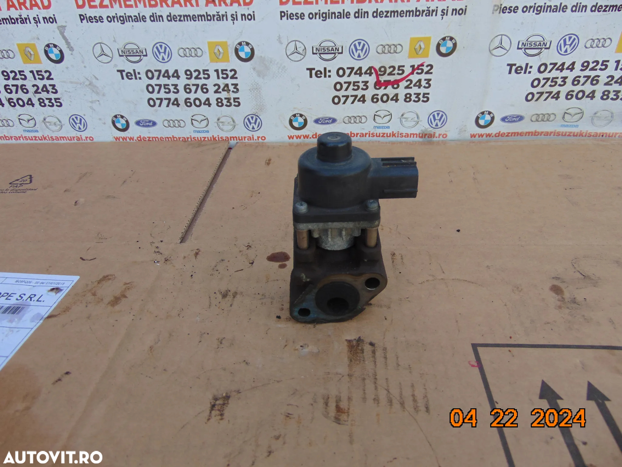 Supapa EGR Suzuki vitara 1.6 an 2005-2012 sx4 swift grand vitara 2 - 3