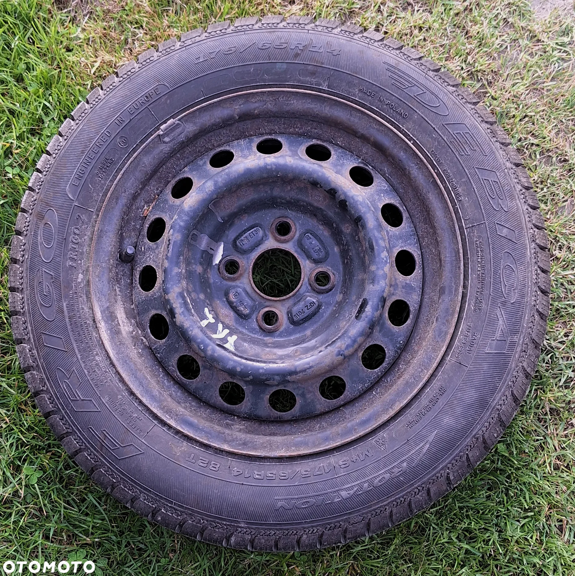 Komplet 4x Opony DĘBICA Frigo 2 175/65R14 z felgami ZIMOWE prawie NOWE pasujące do Toyota Corolla - 6