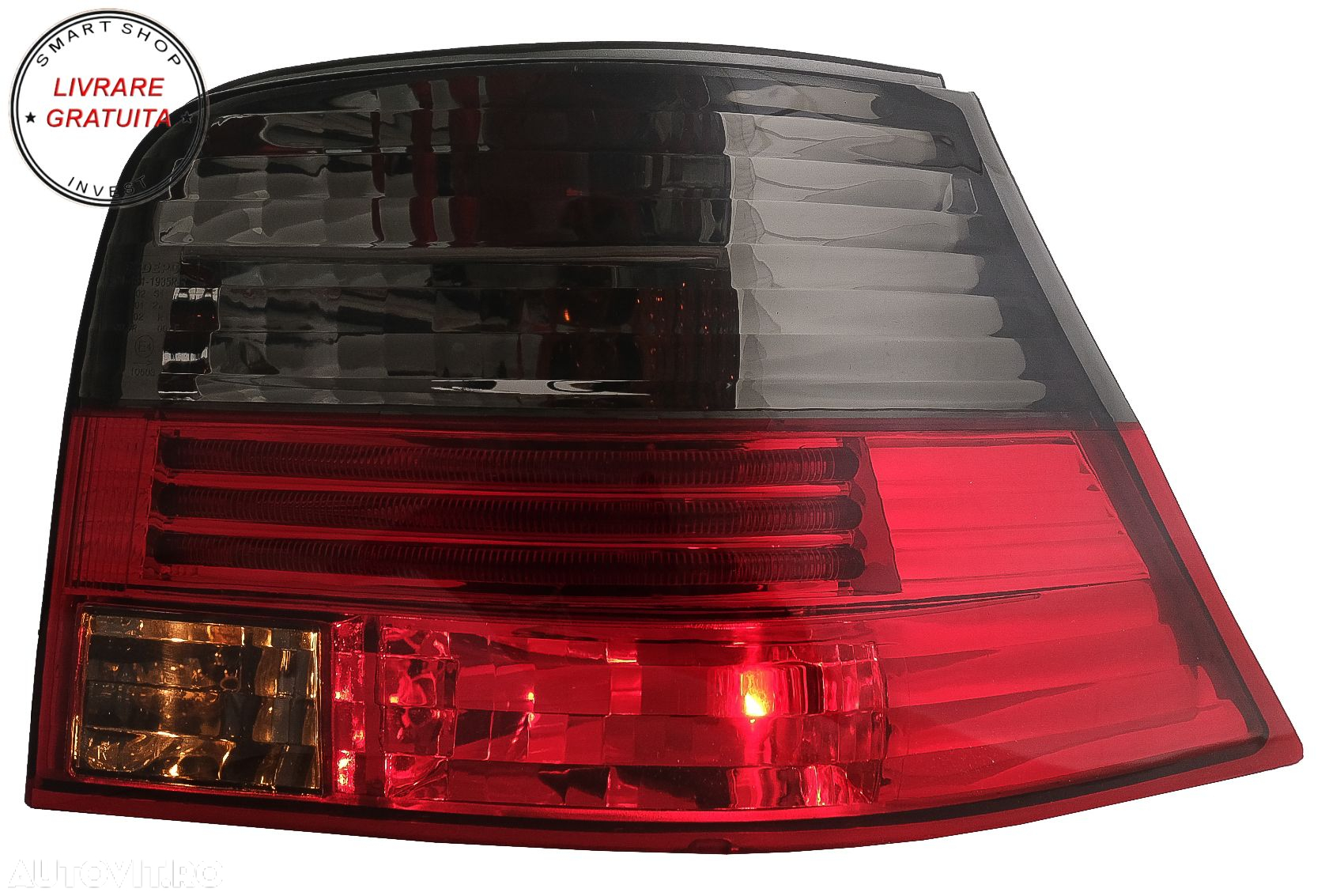 Stopuri VW Golf 4 IV (1997-2004) Rosu Fumuriu- livrare gratuita - 9