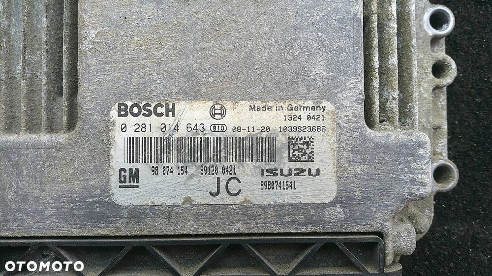 OPEL ASTRA 3 H 1.7 CDTI IMMO ZESTAW STARTOWY 8980741541 - 11