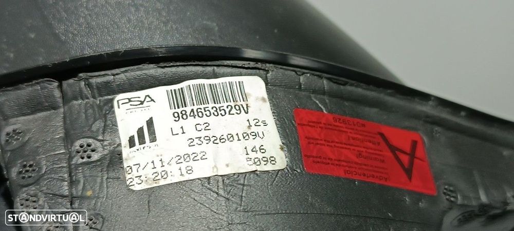 RETROVISOR DIREITO CITROEN C4 III (C41) E-C4 - 6