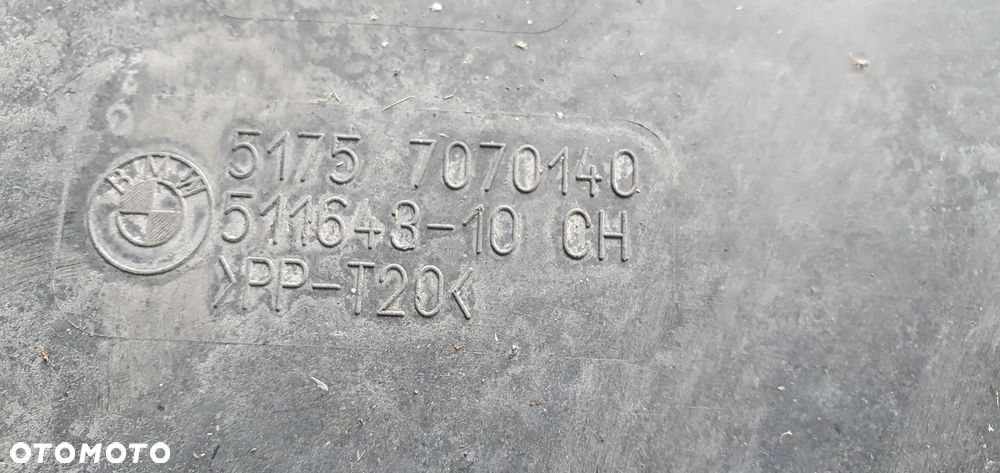 Osłona podwozia płyta tył BMW I E81 E87 7070140 - 5