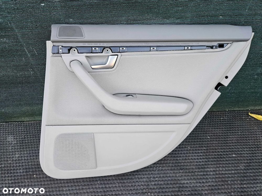 Boczek Boczki Drzwi Jasne Welur Platin Hell Tyl Tylne Glosnik Maskownica Audi A4 B6 B7 - 23