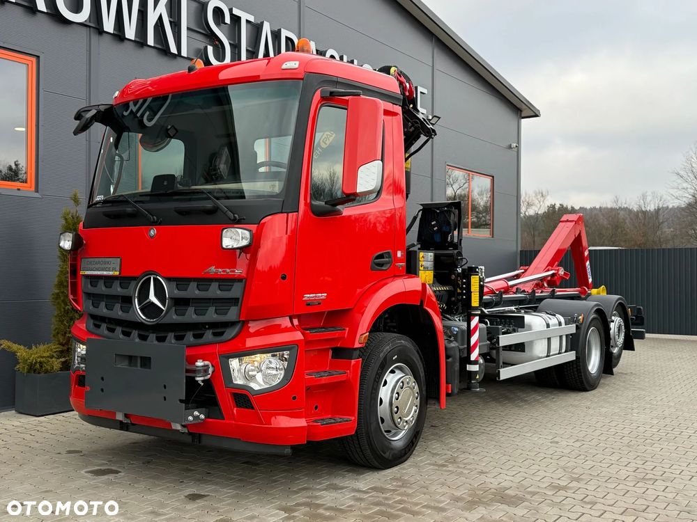 Mercedes-Benz Arocs 2532 // E6 // hakowiec // żuraw Palfinger 14001 EH // czołownica do pługu, odśnieżarka, piaskarka, solarka, pług do śniegu - 22