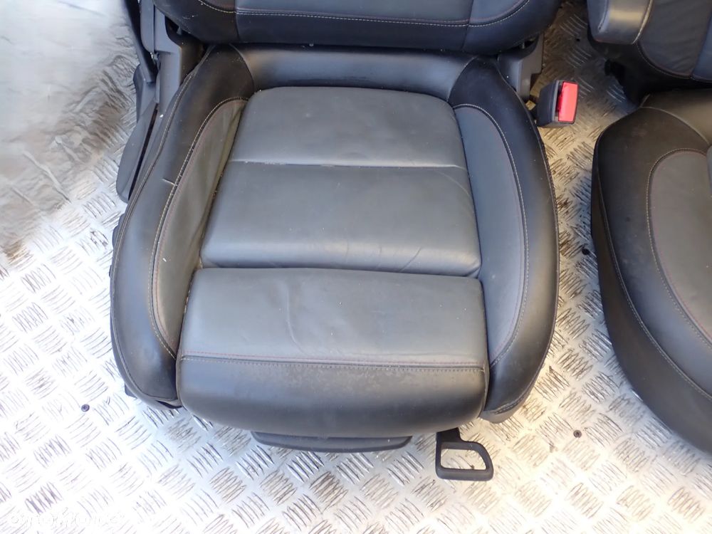 OPEL MOKKA FOTEL PRZEDNI PRAWY / LEWY ORAZ KANAPA TYLNIA SKÓRA KOMPLET - 7