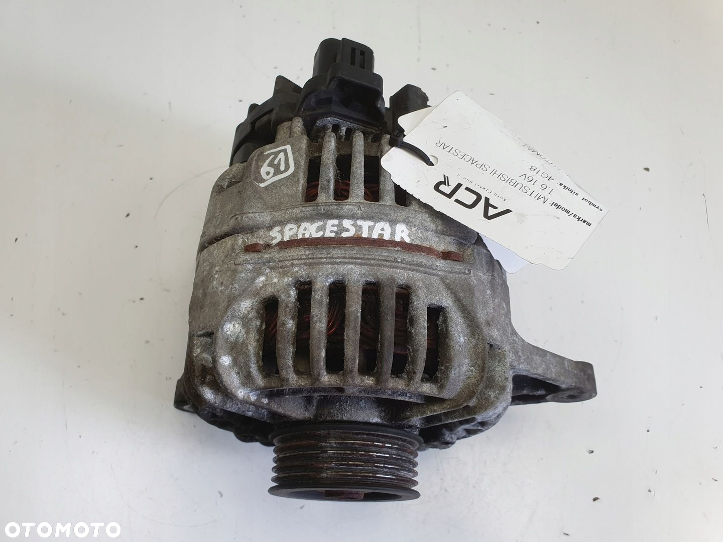 Space Star 1.6 16V ALTERNATOR 0124325008 90A bosch - 7