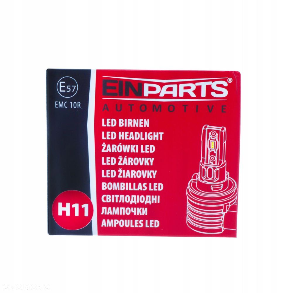 Żarówki EinParts Automotive LED H11 6500K 1800lm Kpl 2szt - 7