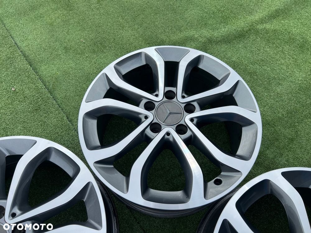 KOMPLET FELG FELGI ALU MERCEDES A205 447 VITO V C KLASA 17 ORYGINALNE - 7