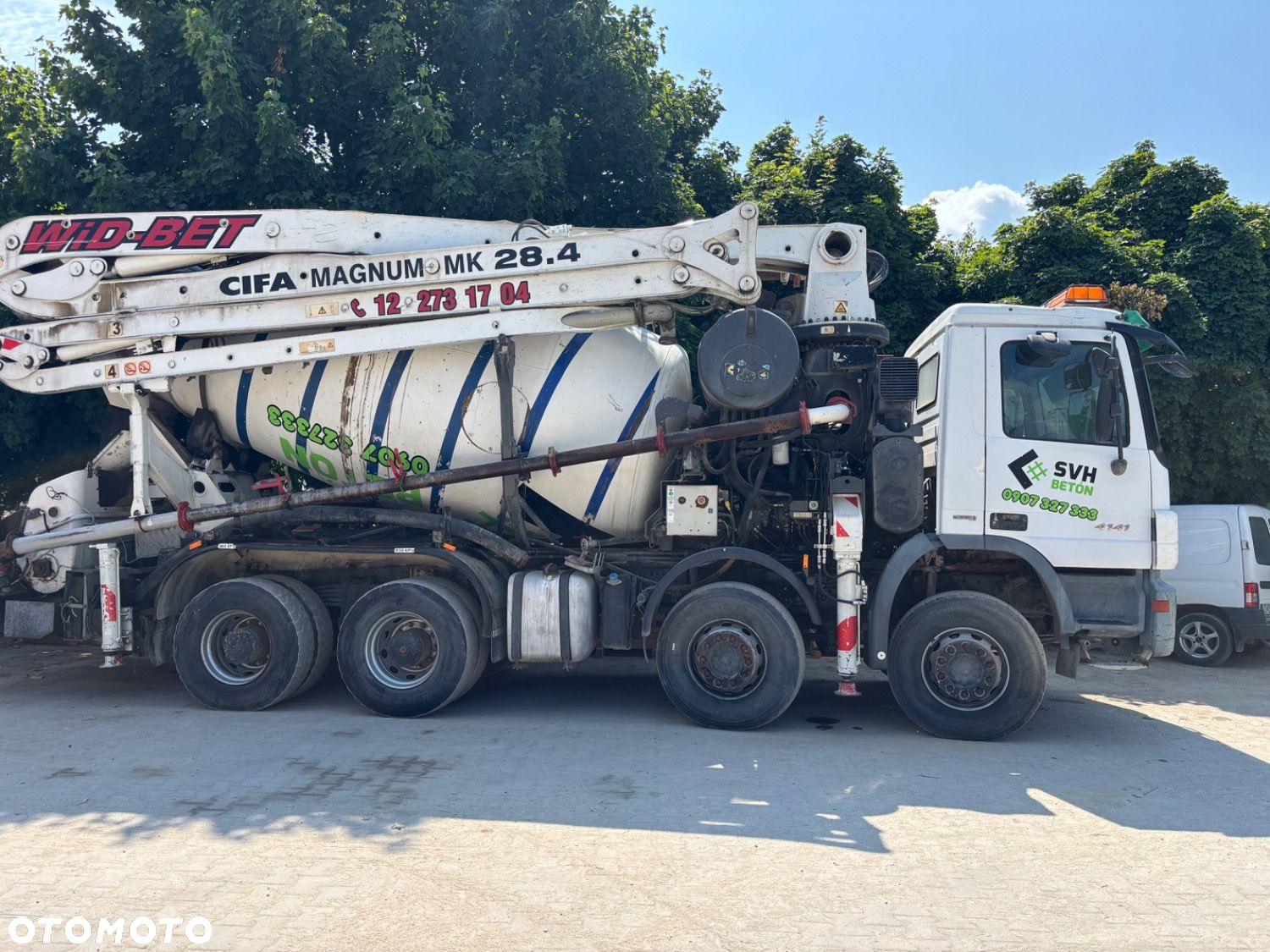 Versalift Actros 4141B 8X4 + Cifa Mk 28.4 - 4