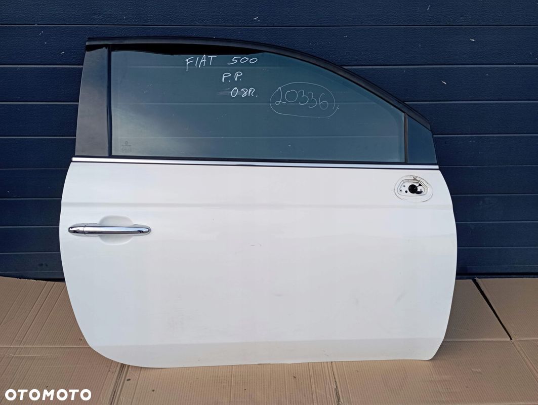 FIAT 500 DRZWI PRAWE PRZÓD PRZEDNIE EUROPA - 1