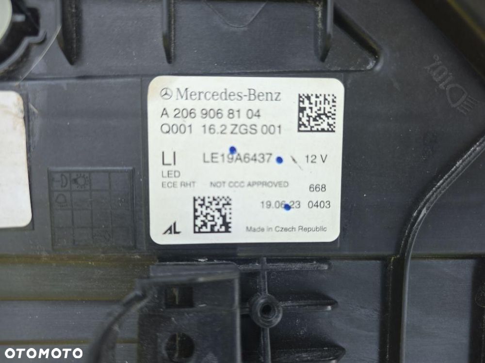 MERCEDES C KLASA 206 Lampa lewa przód Full Led Performance A2069068104 - 10