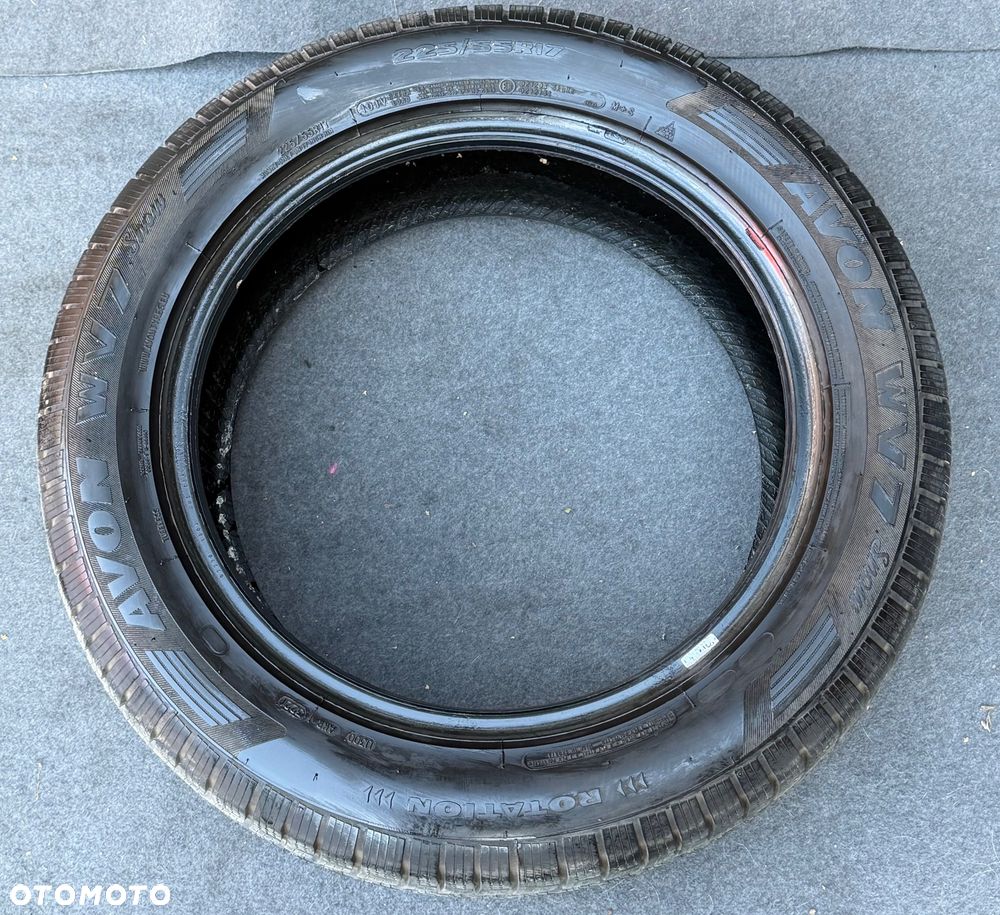Cena za cztery opony Zimowe Avon 4x 225/55R17 5.5mm Radom 4 sztuki zima - 8