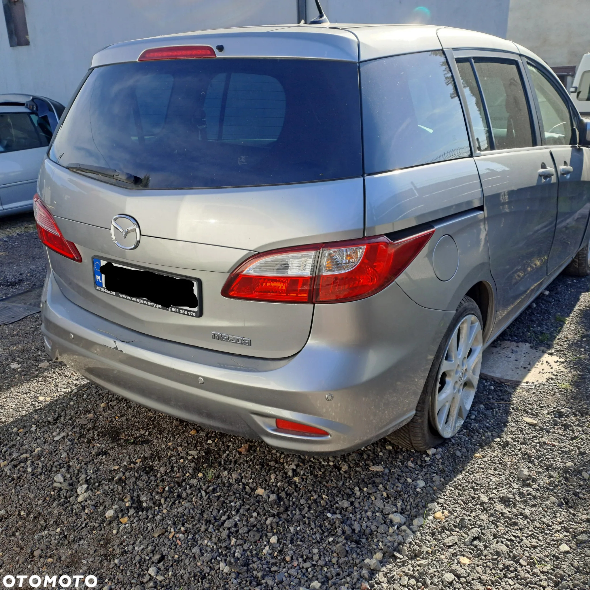 Mazda 5 II Van 7-osobowy 2011r. klapa bagażnika drzwi i inne - 2