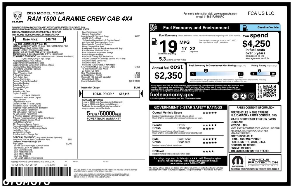 RAM 1500 Crew Cab Laramie - 23
