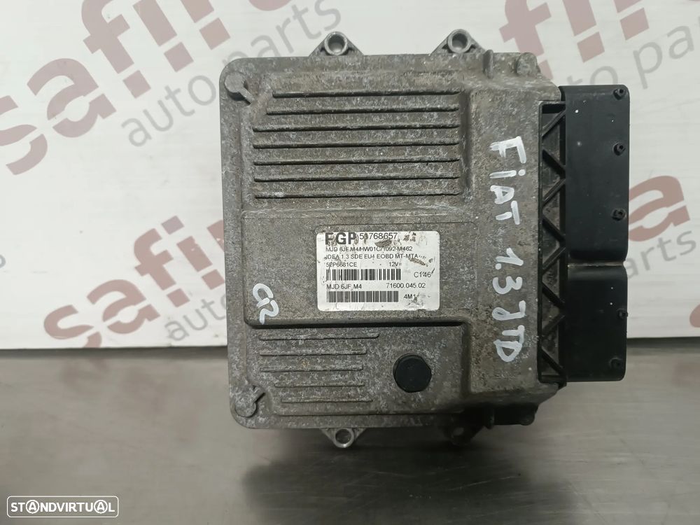 UNIDADE / CENTRALINA DO MOTOR LANCIA MUSA / FIAT IDEA 1.3JTD 51768657 MJD6JFM4 - 3