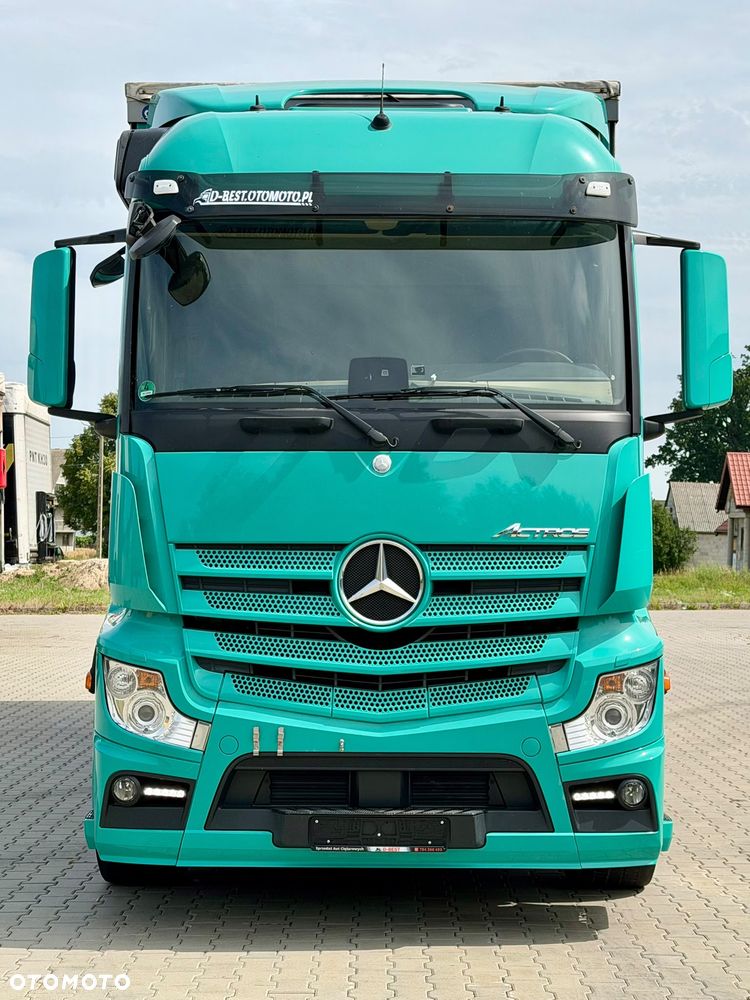 Mercedes-Benz ACTROS 1845 / FIRANKA / WINDA / 18 EUROPALET / ALUSY / 8 000 KG ŁADOWNOŚCI / 2018 ROK / SPROWADZONY / AUTOMAT / SYPIALKA / EURO 6 - 7