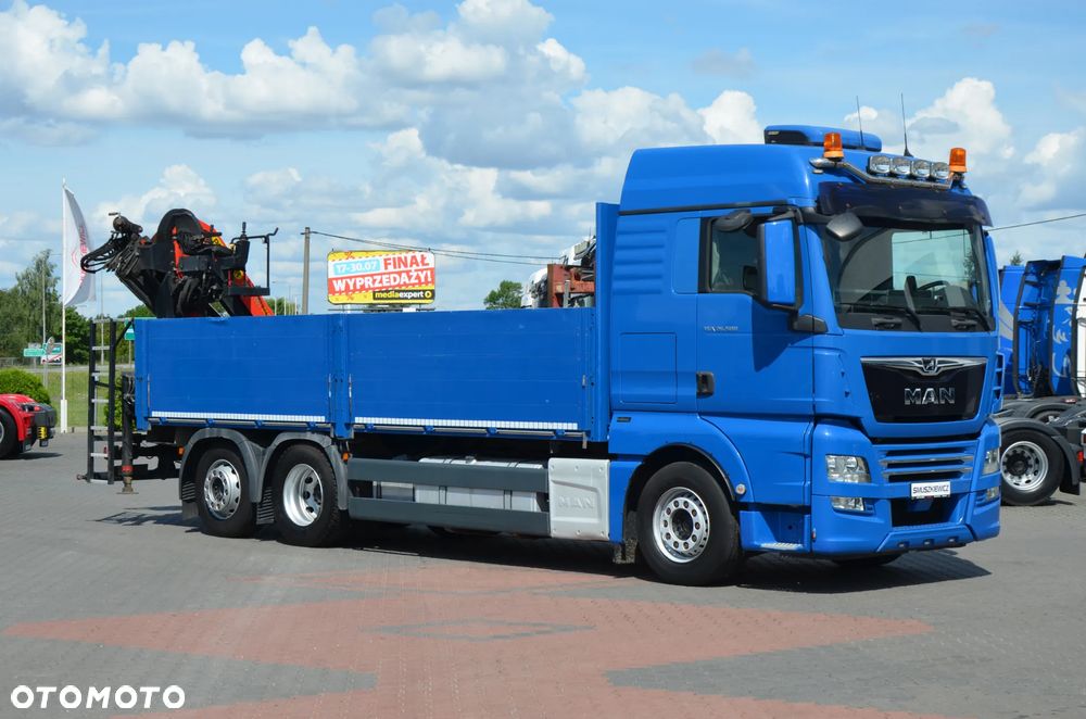 MAN TGX 26.500 6x2 HDS ZETKA PALFINGER KLIMA P. OŚ POD. I SKRĘTNA FULL AIR SKÓRY NAVI DE 5659 - 11