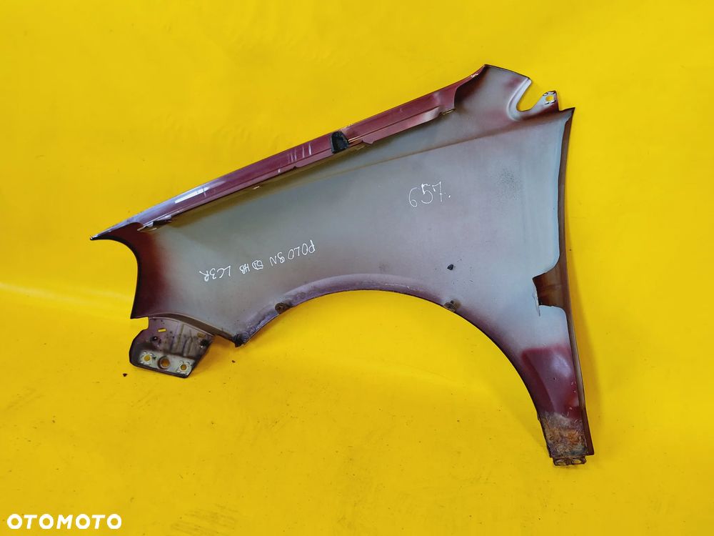 BŁOTNIK PRAWY PRZÓD PRZEDNI VOLKSWAGEN VW POLO 9N IV LAK: LC3R NR657 - 14