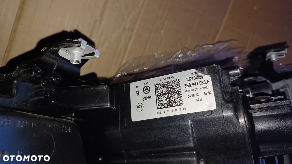 VW GOLF VIII LAMPA XENON IQ LIGHT NOWA ORYGINAŁ 5H0941060 F - 4