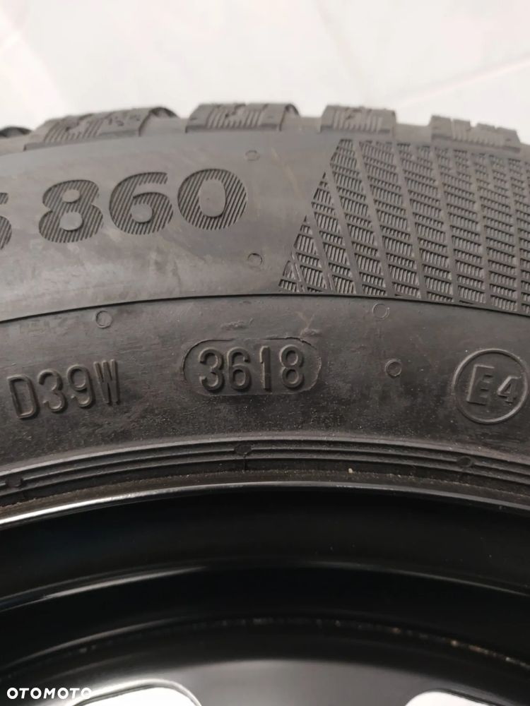 FORD 6Jx15 ORYGINALNE FELGI STALOWE R15 ET37.5 4X108 OPONY CONTINENTAL 185/60 KOŁA ZIMA BIEŻNIK ok 8.70mm - 19