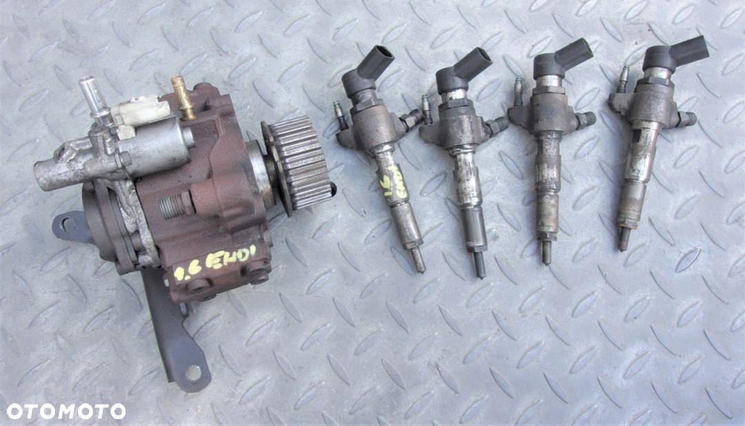 1.6 EHDI PEUGEOT POMPA WTRYSKOWA WTRYSKI - 1