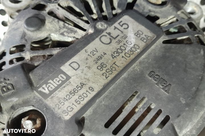 Alternator 9643001680 / 2S6T10300BA / SG15S019 / 2542565A 9643001680 - 4