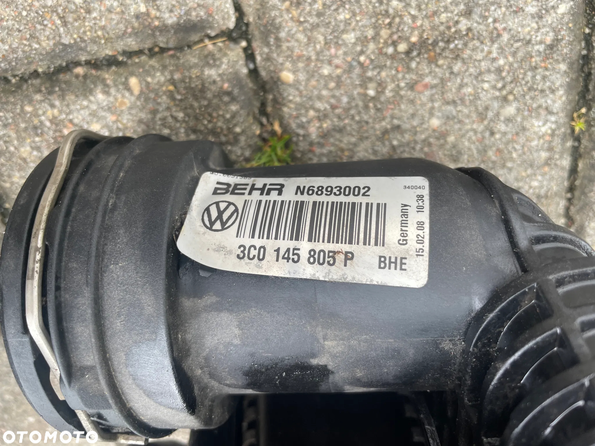 VW PASSAT B6 2,0TDI 170KM KOMPLET CHŁODNIC WENTYLATORY intercooler chłodnica wody - 4