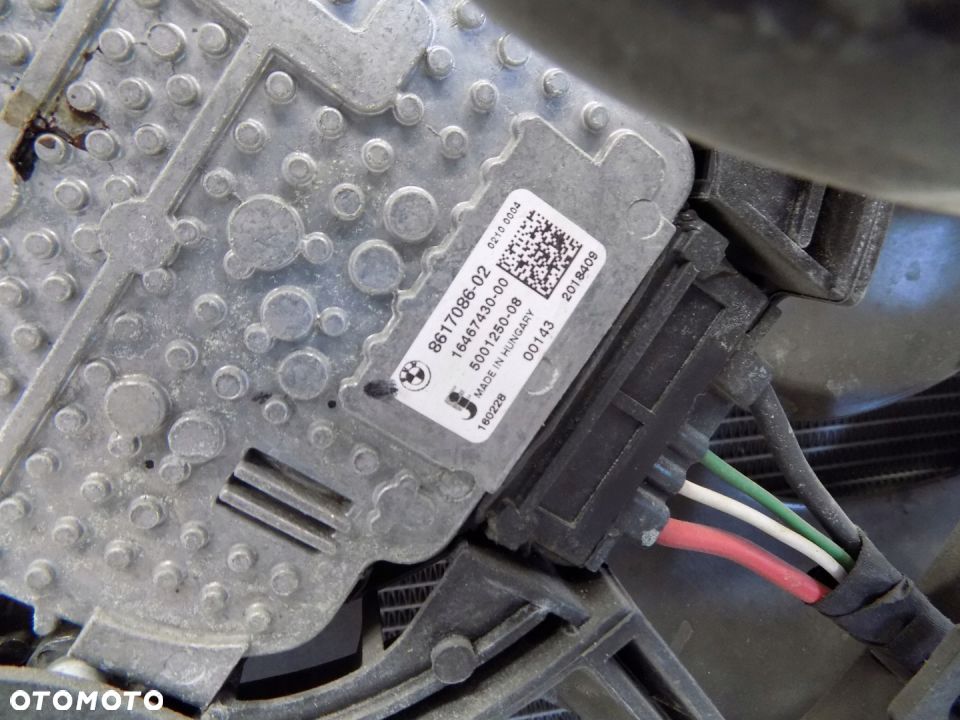 BMW G11 G12 G30 CHŁODNICE Z WENTYLATOREM 8619616 - 6