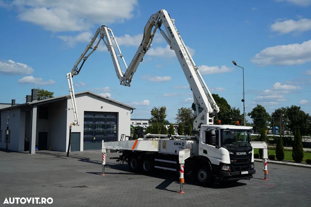 Scania P 450 XT / 6x4 / POMPĂ DE BETON CIFA K35L / ANUL 2019 / RADIOCOMANDĂ / IMPORTAT - 3