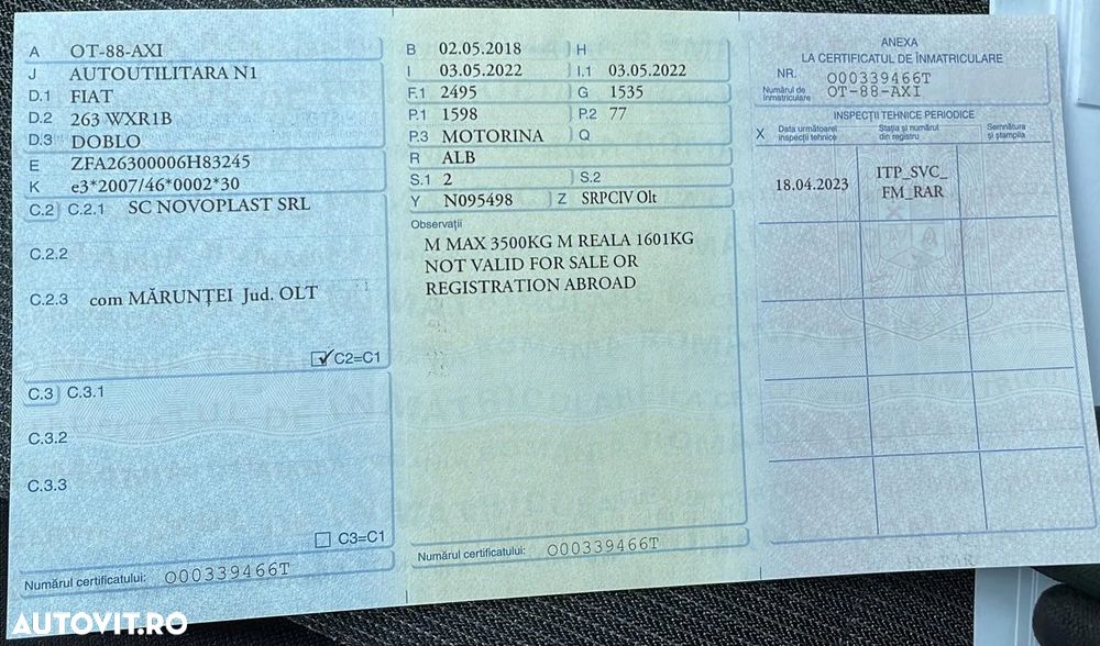 Fiat Doblo Maxi XL - 8