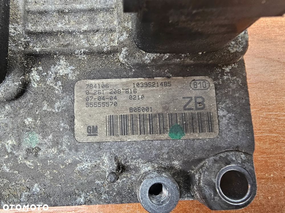STEROWNIK ZESTAW STARTOWY Z PINEM OPEL MERIVA A OPC 1.6 TURBO Z16LET 0261208816 55555570 - 6