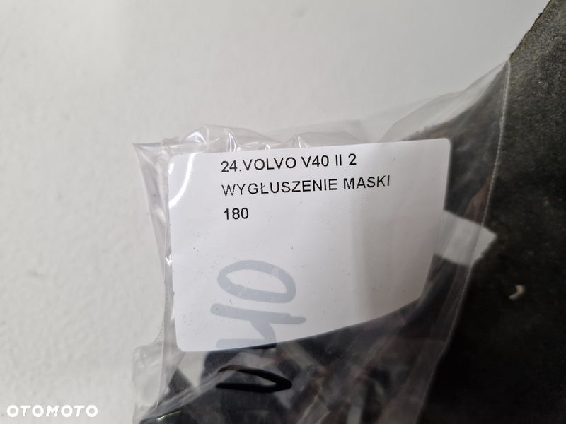 volvo v40 2 ii wygłuszenie maski - 8