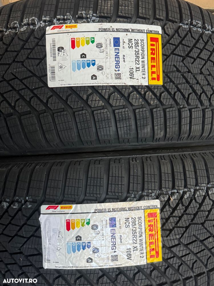 Vând set anvelope 285/35/22-315/30/22 Pirelli de iarnă noi - 2