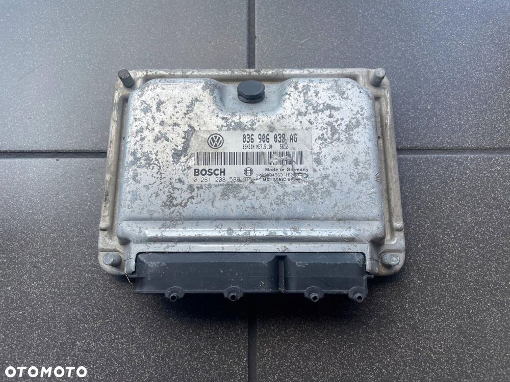 STEROWNIK SILNIKA 1.4 16V VW AUDI SKODA SEAT 036906032AG 0261208589 - 1