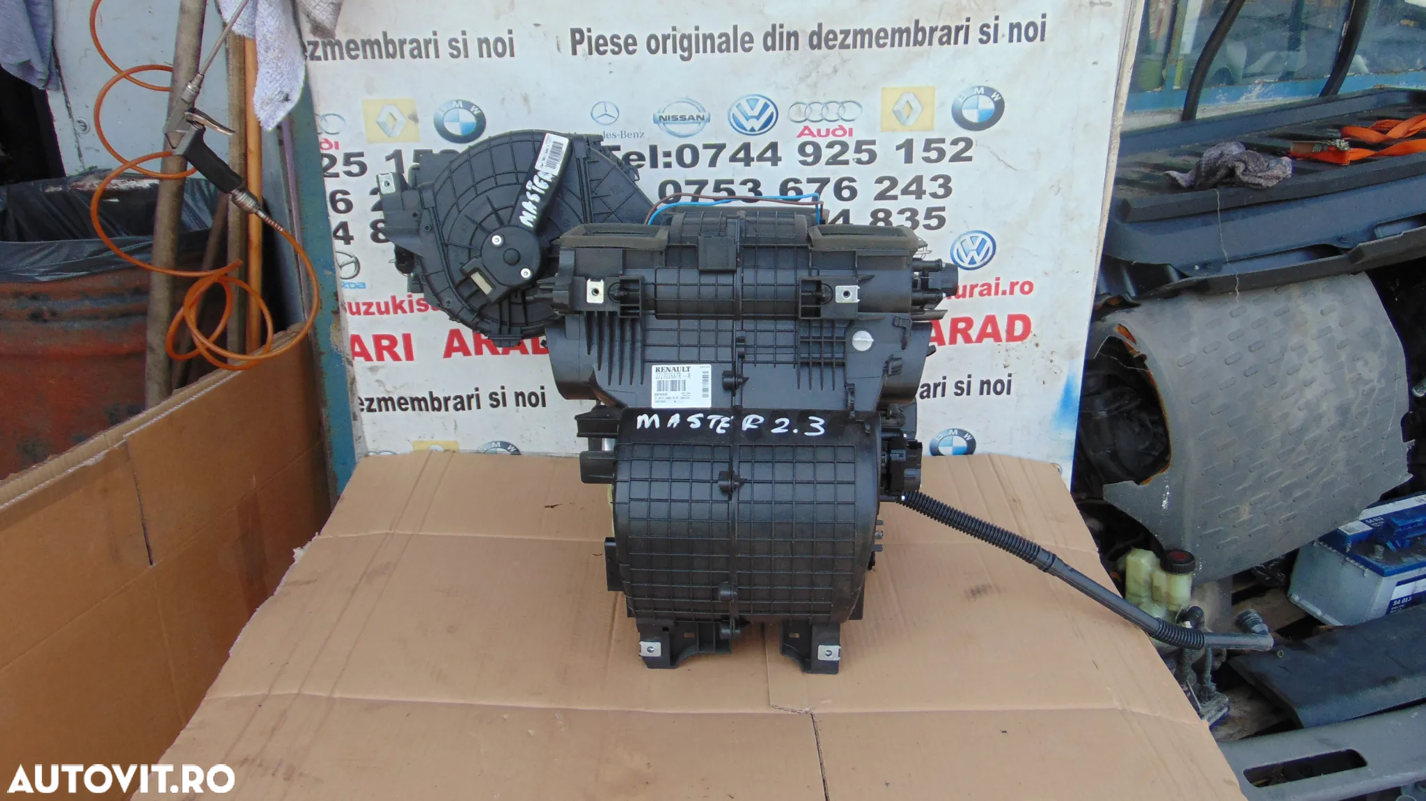 Aeroterma Renault Master 2016-prezent Opel Movano tulumba carcasa aeroterma radiator motoras - 2