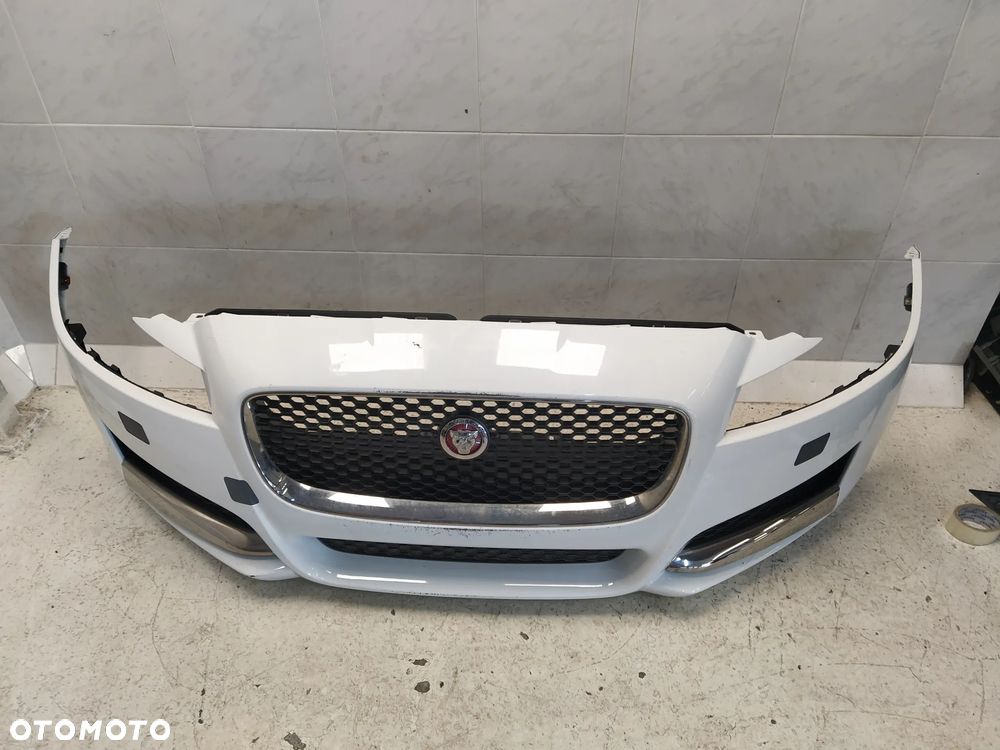 JAGUAR XF X260 ZDERZAK PRZÓD PRZEDNI KOMPLETNY SPRYSKIWACZE GRILL ATRAPA CHŁODNICY ZNACZEK ORYGINAŁ - 3