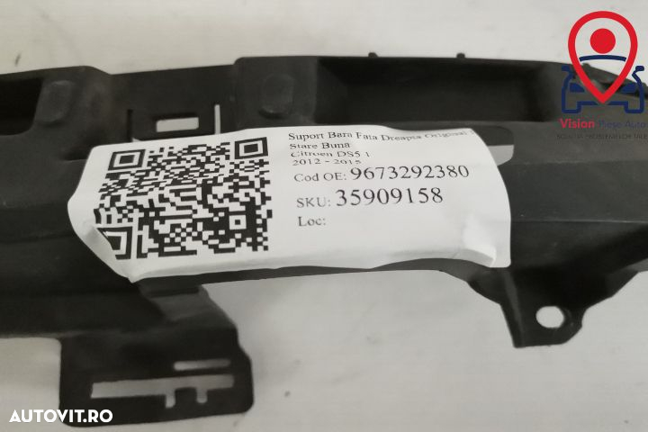 Suport Bara Fata Dreapta Original In Stare Buna Citroen DS5 1 2012 201 - 7