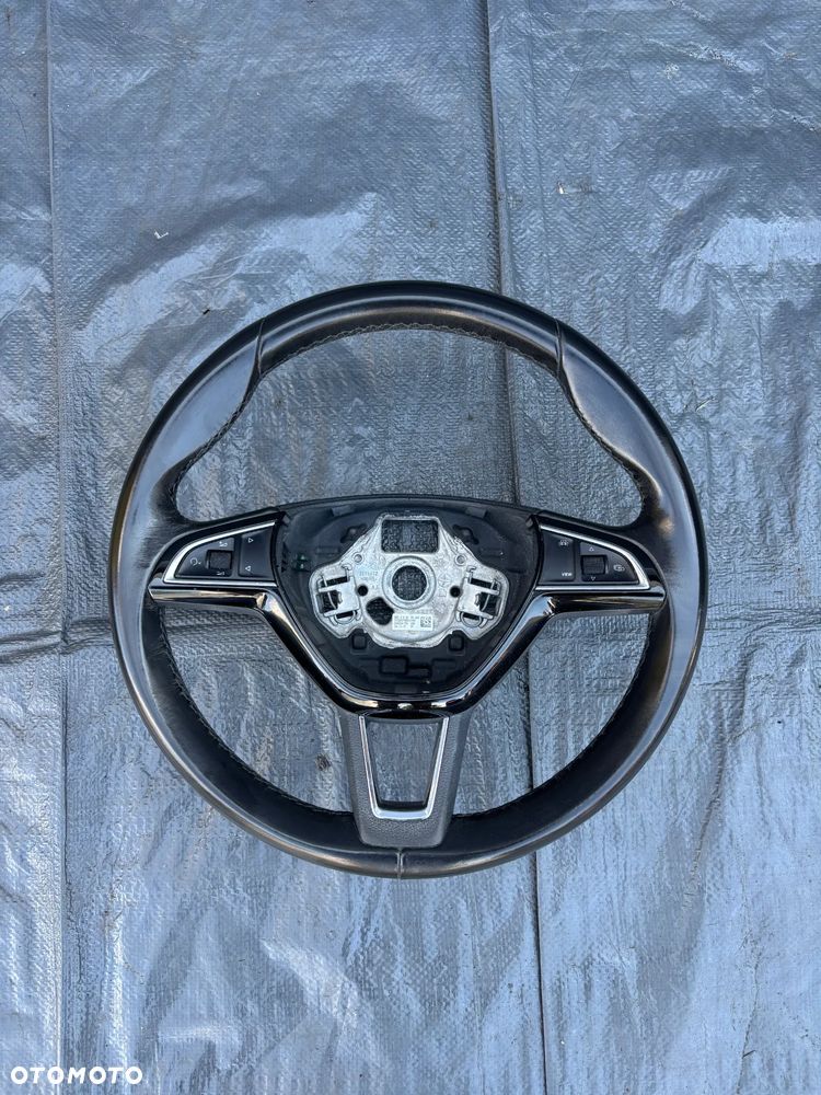 Skoda Octavia III kierownica skóra multifunkcja - 1