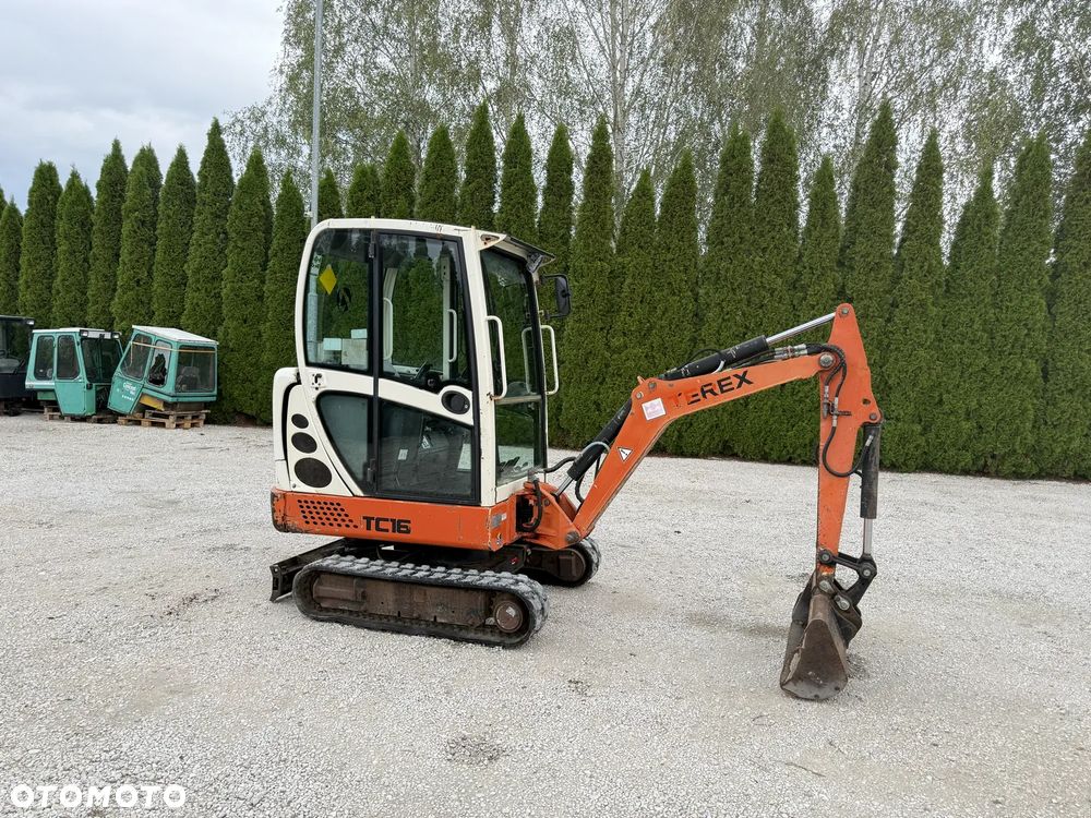 TEREX TC 16 MINIKOPARKA / ORYGINAŁ / Z NIEMIEC / SZYBKOZŁĄCZE / koparka schaeff jcb kubota hitachi yanmar bobcat zx 19 e17 KX018 PC 18 SV 18 20 czesci hydraulika - 9