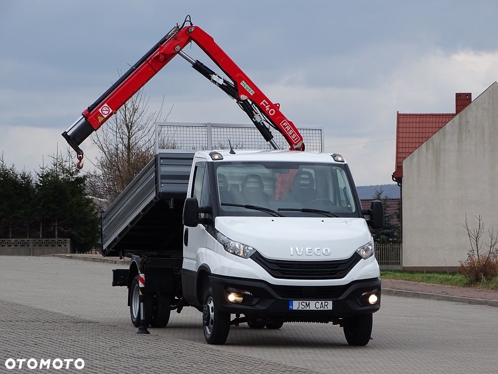 Iveco Daily 50C16 3.0 Wywrotka 3.57 m.+ HDS ŻURAW FASSI 1500 kg. 69 Tyś. Km. SALON PL!! 1 Wł.!! JAK NOWY!! - 1
