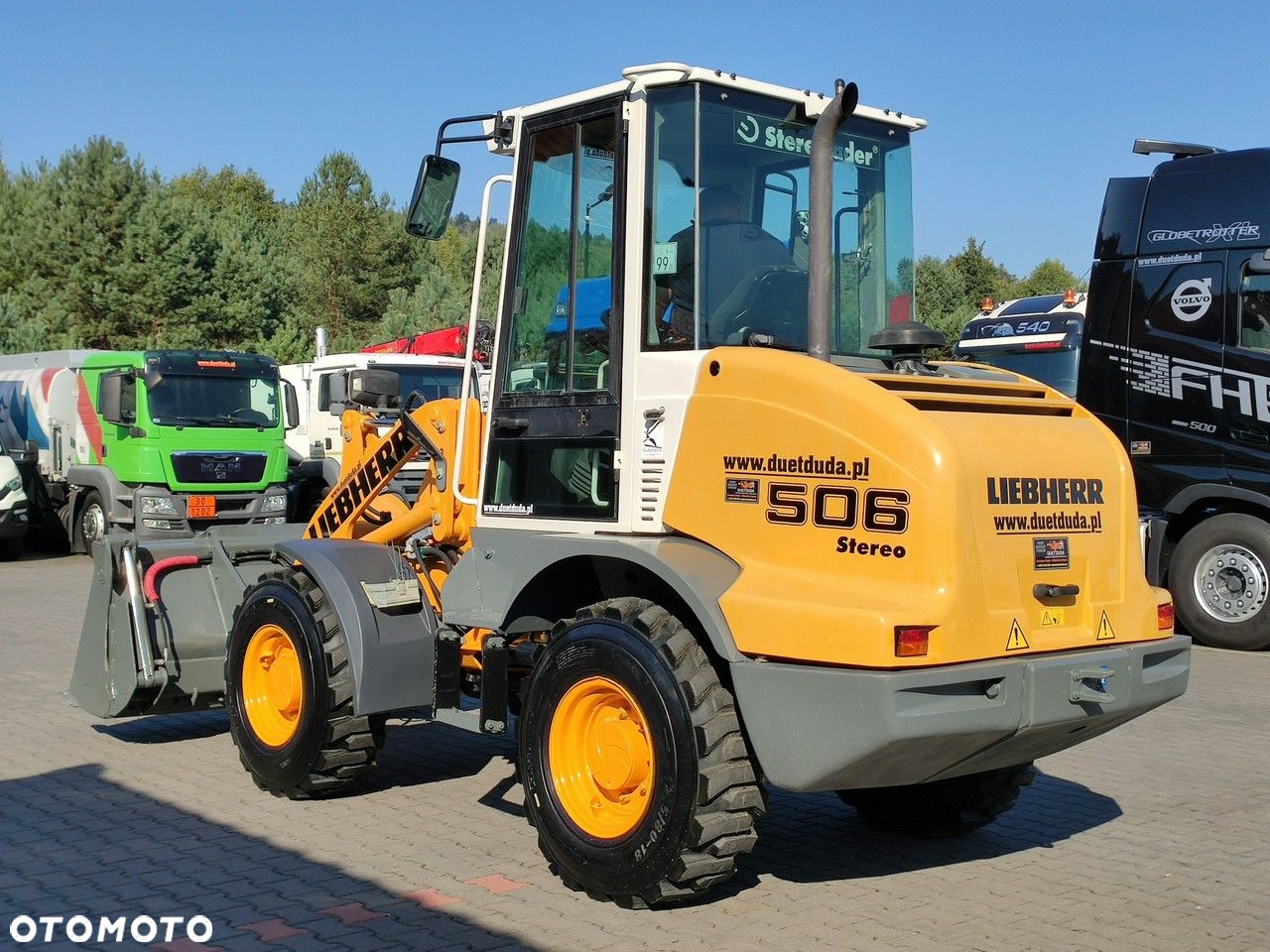Liebherr L 506 STEREO Szybkozłącze / Łyżka Krokodyl + Widły Waga 6300kg - 18