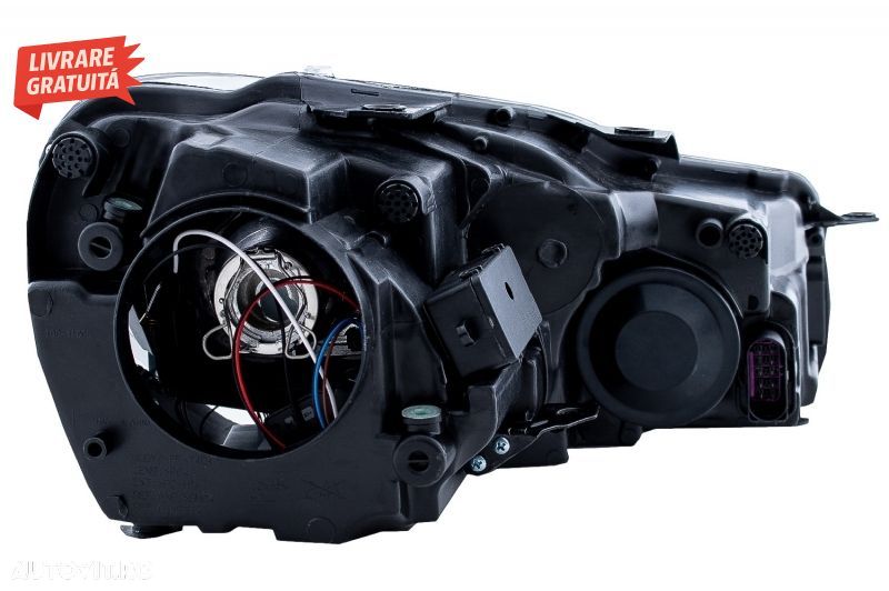 Grila Centrala VW Golf VI (2008-2013) si Faruri LED Semnalizare Secventiala LHD R2- livrare gratuita - 12