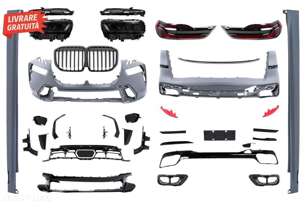 Pachet Exterior BMW X7 G07 (2018-2022) Conversie la G07 LCI 2023 M Design- livrare gratuita - 1