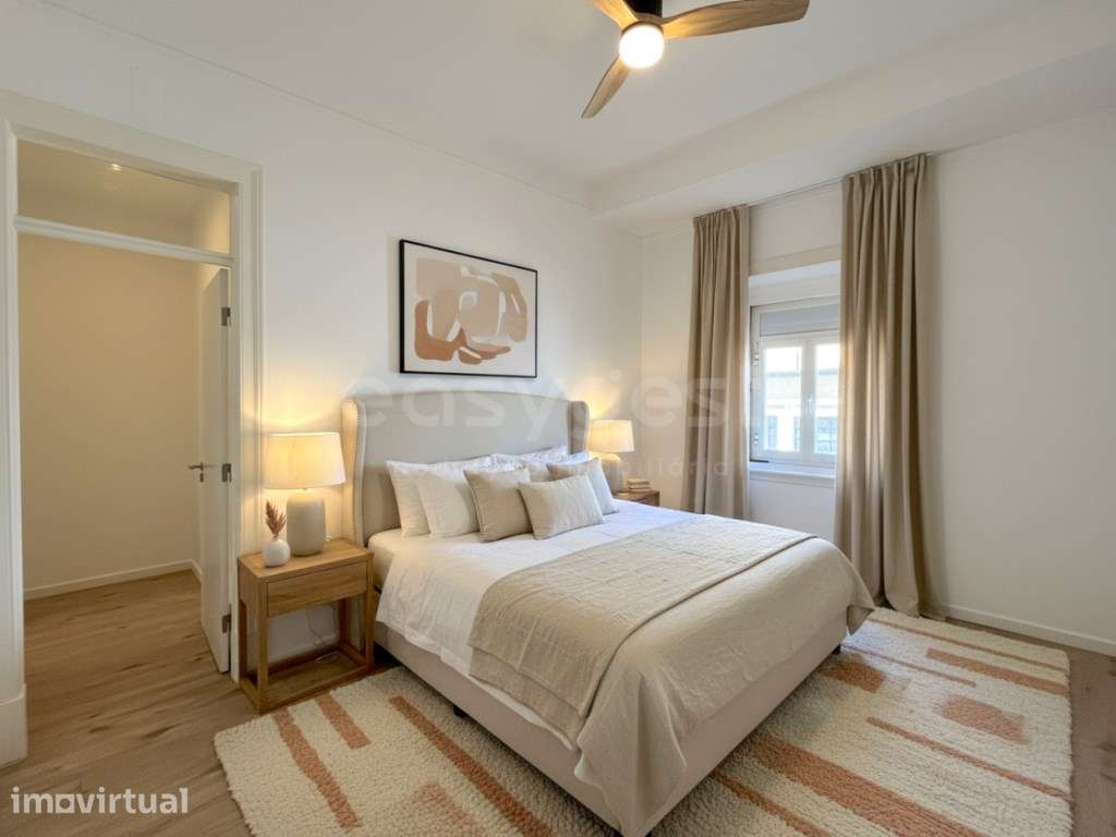 Apartamento T1+1 Remodelado , Terraço , Campo de Ourique - Grande imagem: 5/21