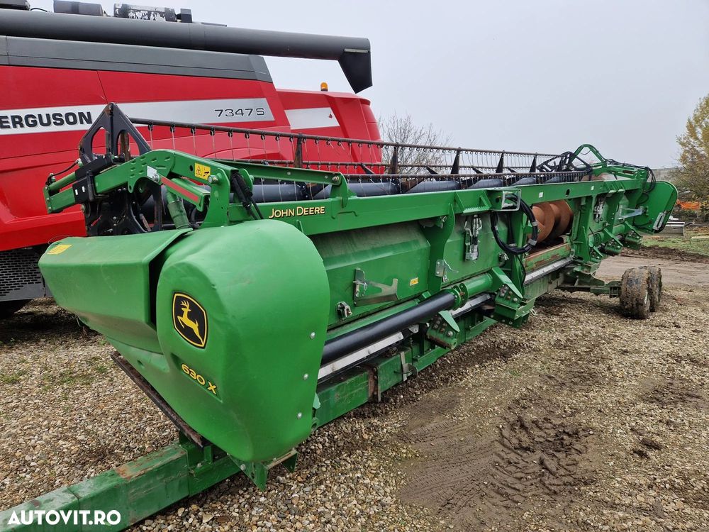 John Deere 630X HEADER PAIOASE si CARUCIOR TRANSPORT  ZURN SWW500-630X - 3