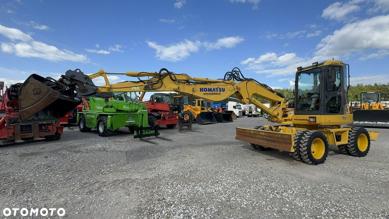 Komatsu PW 98 MR 8 Pług + Podpory 10ton Szybkozłącze - 4