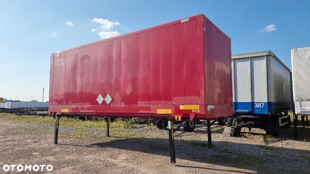Krone 8.500zł netto KONTENER/ZABUDOWA 7.45x2.65M BDF STALOWY GARAŻ MAGAZYN ZAMYKANY DRZWIAMI MOŻLIWOŚĆ TRANSPORT - 6