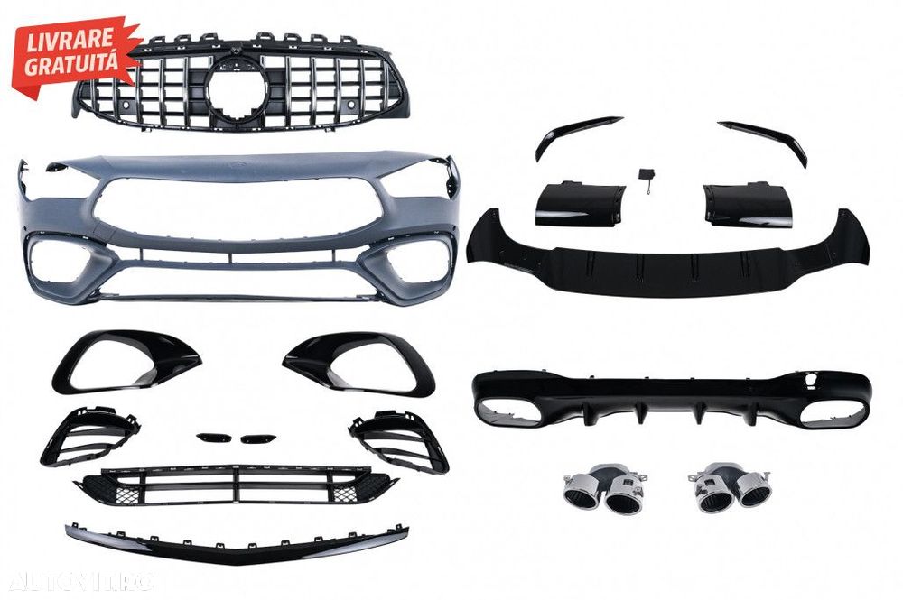 Pachet Exterior Complet Mercedes CLA C118 Sedan X118 Shooting Brake (2 - 1