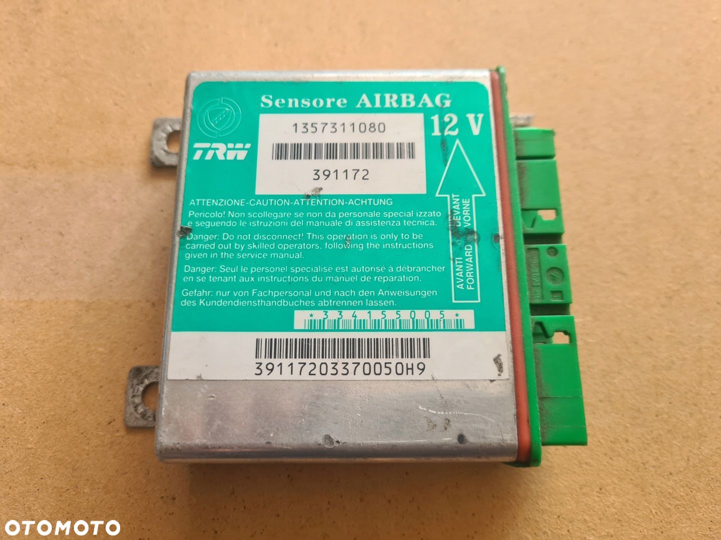 Sensor Airbag Moduł 1357311080 Ducato Jumpe Boxer - 1