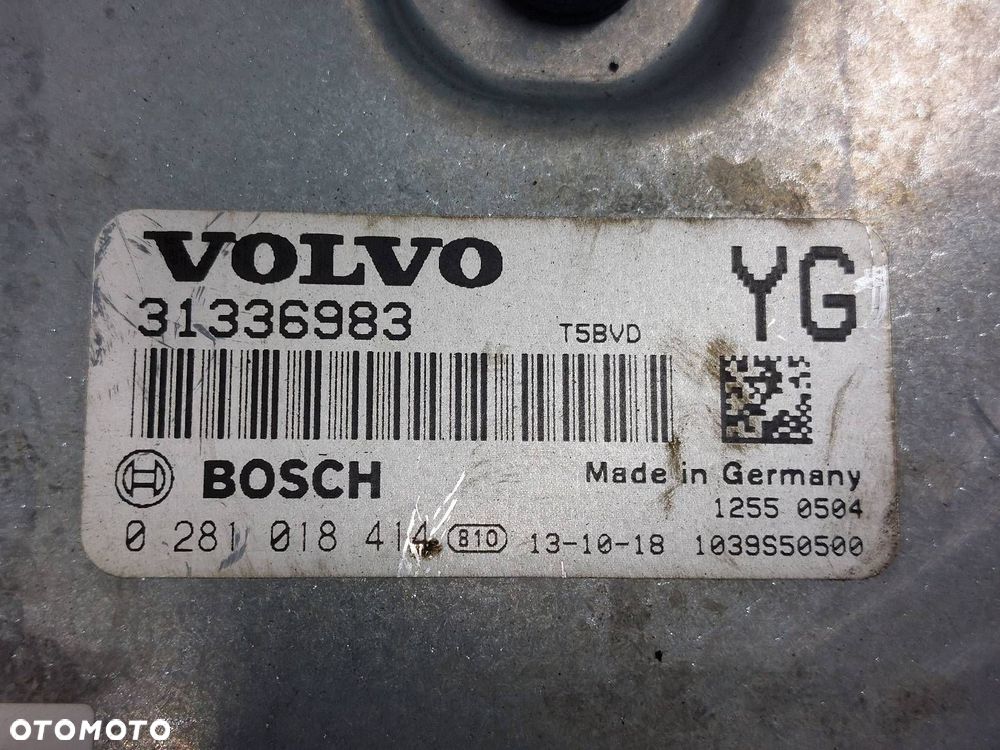 ZESTAW STARTOWY VOLVO XC60 I 2.0 D3 31336983 0281018414 BG9T-14C256-HA - 2